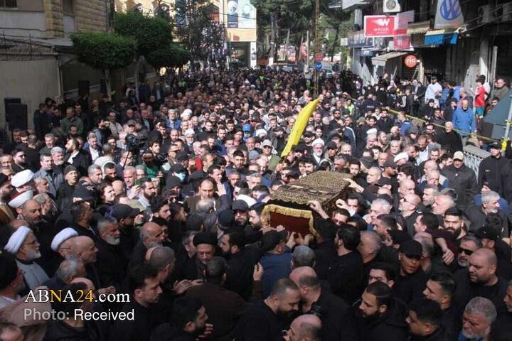 WÊNE | Merasîma veşartina(Oxir kirina ) cenaze bavê şehîd Seyîd Hesen Nûsrûlah hat lidarxistin.