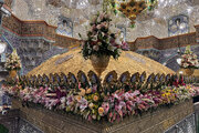 Photos: Hazrat Masoumeh shrine adorned with flowers on eve of Mid‑Sha’ban