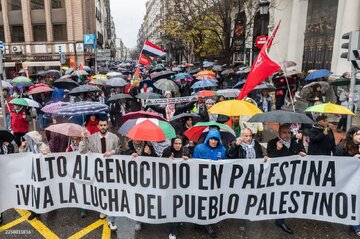 Protestos em Madri contra Israel: “Boicote, Desinvestimento e Sanções”