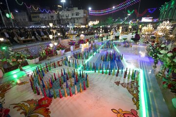 برگزاری جشنواره شمع در حرم‌های حسینی و عباسی(ع)؛ ۱۱۹۲ شمع روشن شد