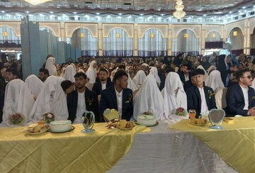 عکس خبری | ازدواج دسته‌جمعی ۱۰۰ زوج شیعه در کابل