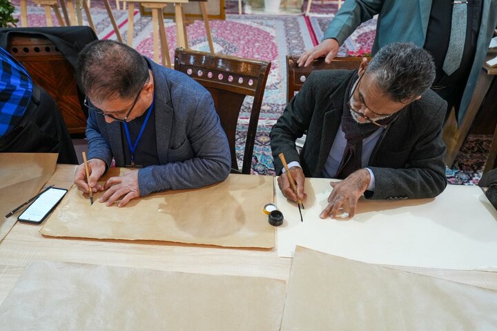 تقرير مصور/ معرض خطوط اسلامية بالعتبة العسكرية المقدسة خلال مهرجان خاتم الأوصياء في سامراء