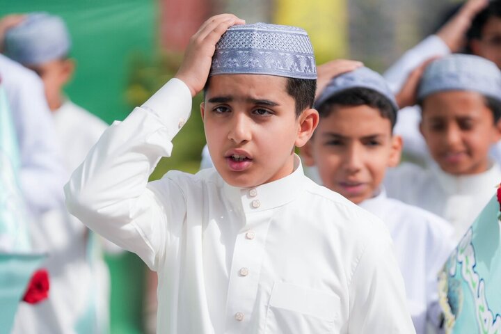 تقرير مصور/ أطفال نور الهادي يحتفلون بذكرى مولد الإمام المهدي في حرم الإمامين العسكريين