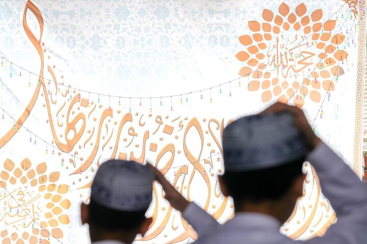 تقرير مصور/ أطفال نور الهادي يحتفلون بذكرى مولد الإمام المهدي في حرم الإمامين العسكريين