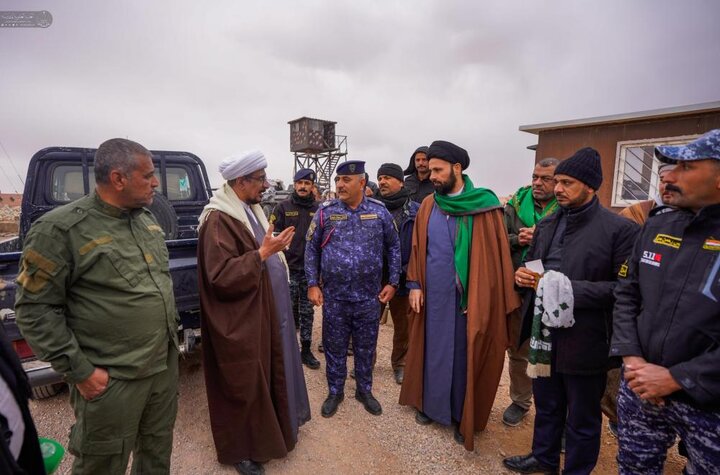 تقرير مصور/ العتبة العلوية توجه قافلة رابطة الدعم اللوجستي إلى الحدود العراقية - السورية