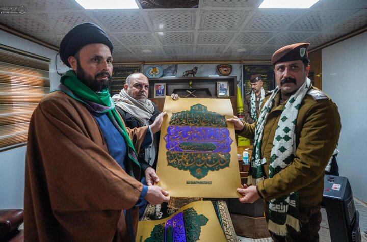 تقرير مصور/ العتبة العلوية توجه قافلة رابطة الدعم اللوجستي إلى الحدود العراقية - السورية