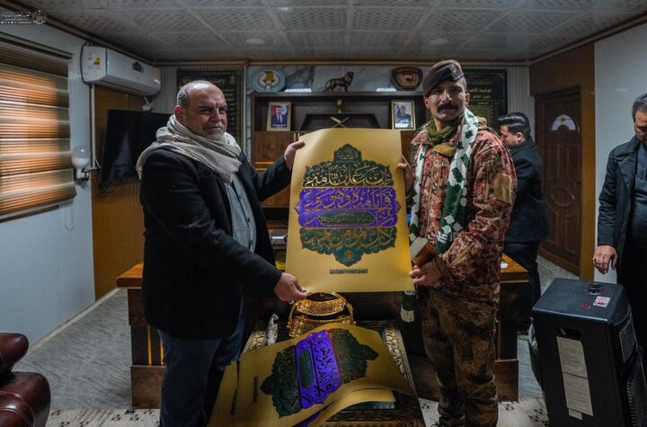 تقرير مصور/ العتبة العلوية توجه قافلة رابطة الدعم اللوجستي إلى الحدود العراقية - السورية