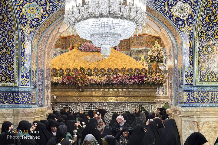 گل‌آرایی حرم حضرت معصومه(س) در آستانۀ ماه شعبان