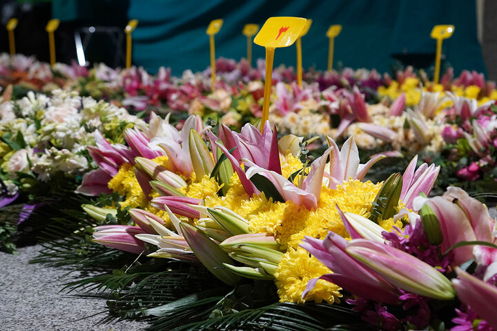 Photos: Hazrat Masoumeh shrine adorned with flowers on eve of Mid‑Sha’ban