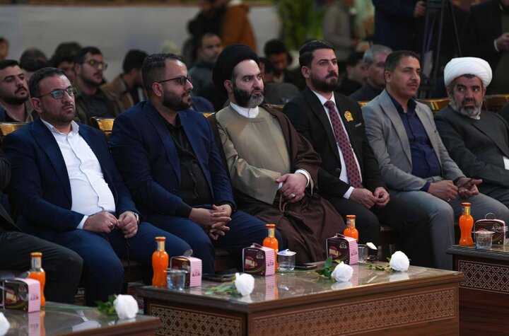 تقرير مصور/ تحت شعار"إشراقة السماء في أرض سامراء" فعاليات محفل بمناسبة ولادة الإمام الحجة(عج)