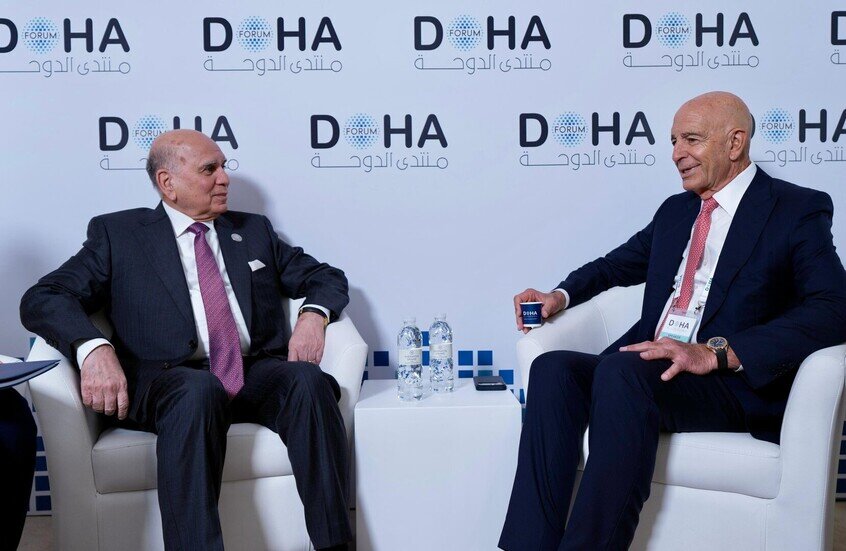 فؤاد حسين: توماس باراك هو من يدير الملف العراقي حالياً بدلاً منه