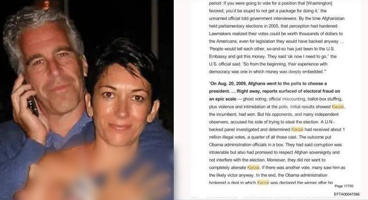 افشای اسناد موسوم به «پرونده اپستین»؛ ادعای تقلب گسترده در انتخابات دوره کرزی