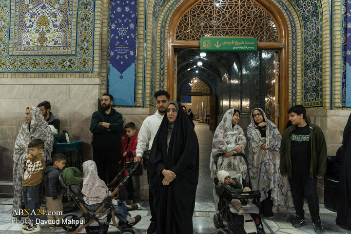 شب نیمه شعبان در حرم مطهر رضوی