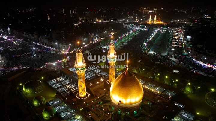 تقرير مصور/ أجواء ليلة النصف من شهر شعبان المبارك بين حرمي الإمام الحسين(ع) وأخيه العباس(ع)