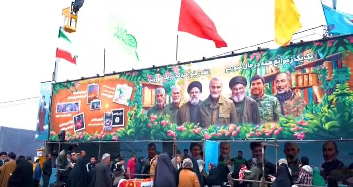 ویدیو | حال‌وهوای مواکب بین الملل نیمه‌شعبان در بلوار پیامبر اعظم(ص)