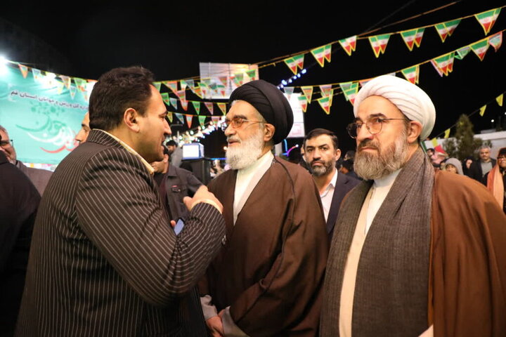 بازدید آیت‌الله سعیدی از موکب‌های طریق المهدی در شب نیمه شعبان