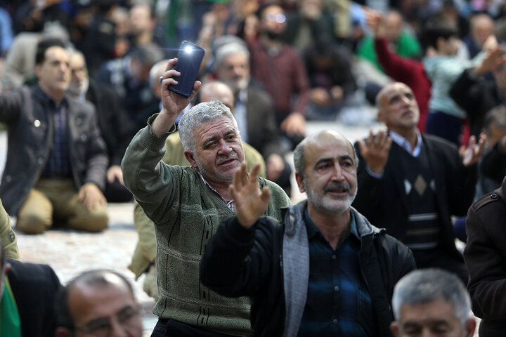 جشن شام میلاد حضرت مهدی (عج) در حرم بانوی کرامت برگزار شد