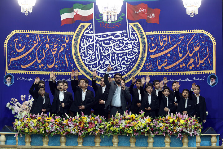 جشن شام میلاد حضرت مهدی (عج) در حرم بانوی کرامت برگزار شد