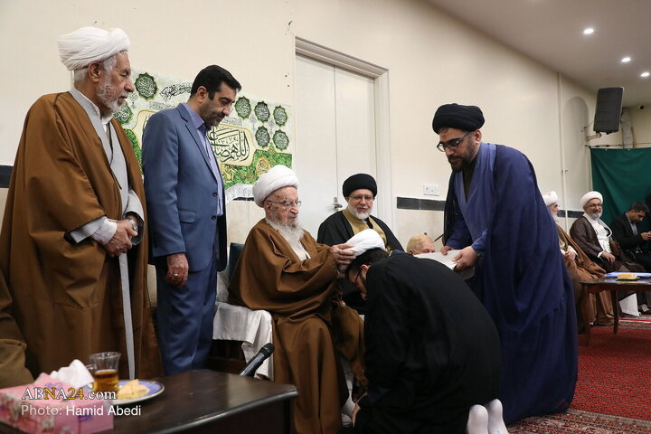 Photos: Turban‑Donning Ceremony for Seminary Students Held on Mid‑Sha’ban