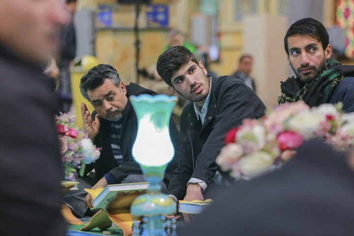 Photos: Qur’an Recitation Session Held by Servants of Hazrat Masoumeh Holy Shrine at Jamkaran Mosque