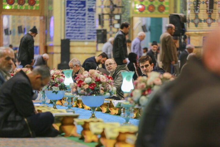 Photos: Qur’an Recitation Session Held by Servants of Hazrat Masoumeh Holy Shrine at Jamkaran Mosque