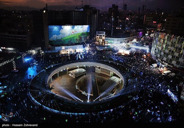 تقرير مصور/ الشعب الايراني يحتفل بمناسبة ولادة الإمام الحجة (عج) في العاصمة الايرانية