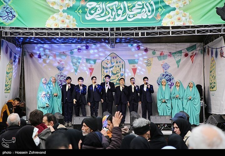 تقرير مصور/ الشعب الايراني يحتفل بمناسبة ولادة الإمام الحجة (عج) في العاصمة الايرانية
