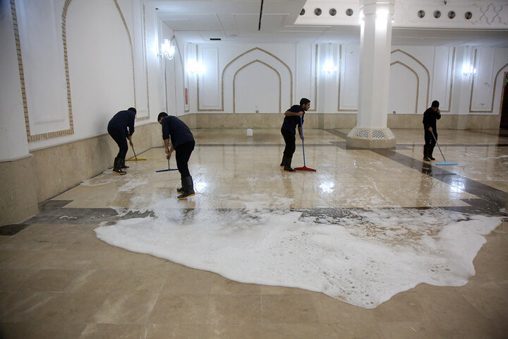 شبستان جدید حرم مطهر بانوی کرامت آماده خدمت‌رسانی به زائران شد