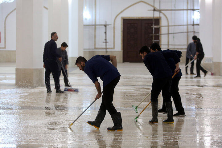 شبستان جدید حرم مطهر بانوی کرامت آماده خدمت‌رسانی به زائران شد