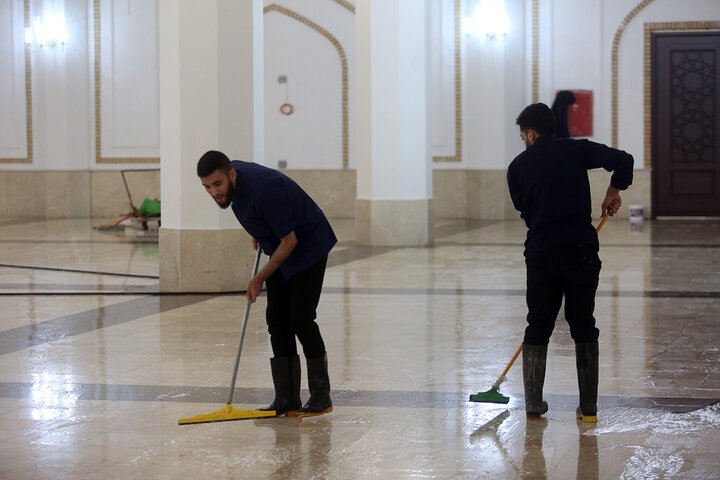 شبستان جدید حرم مطهر بانوی کرامت آماده خدمت‌رسانی به زائران شد