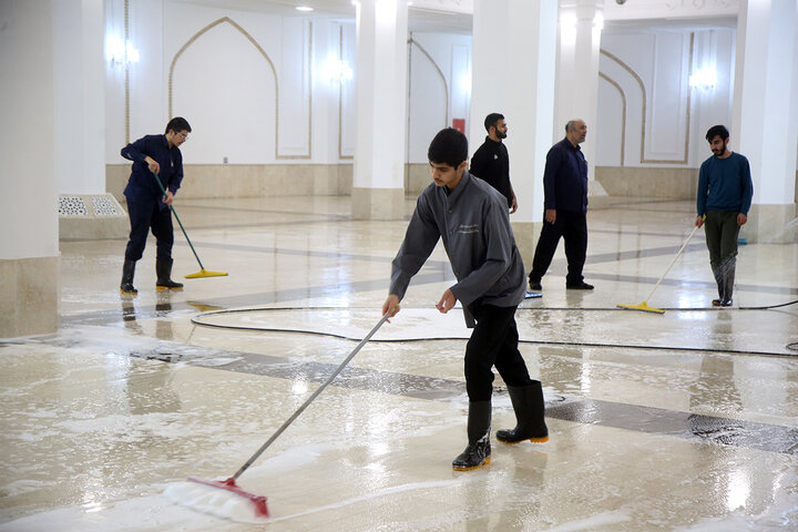 شبستان جدید حرم مطهر بانوی کرامت آماده خدمت‌رسانی به زائران شد