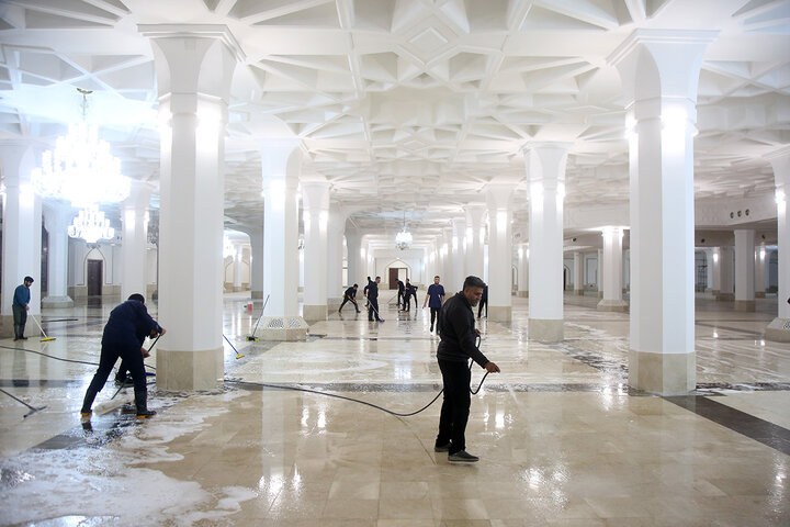 شبستان جدید حرم مطهر بانوی کرامت آماده خدمت‌رسانی به زائران شد