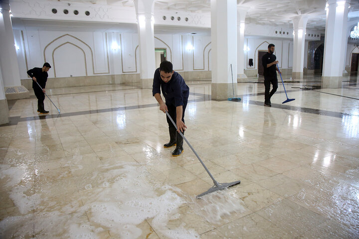 شبستان جدید حرم مطهر بانوی کرامت آماده خدمت‌رسانی به زائران شد