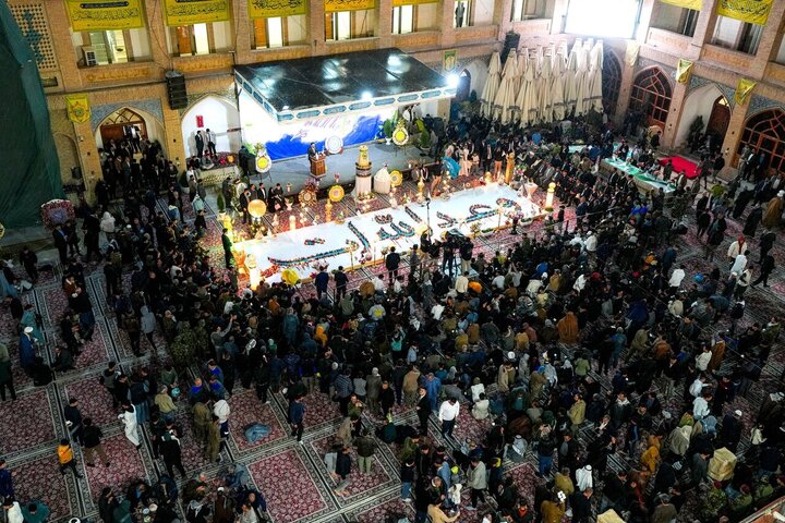 Raporê wêneyên | Beşdariya milyonî ya ziyaretvanan li dergaha Îmamên Eskerî (s.x) bi mebesta rojdayîna Îmamê Zemanê (Mehdî)(a.c...f)