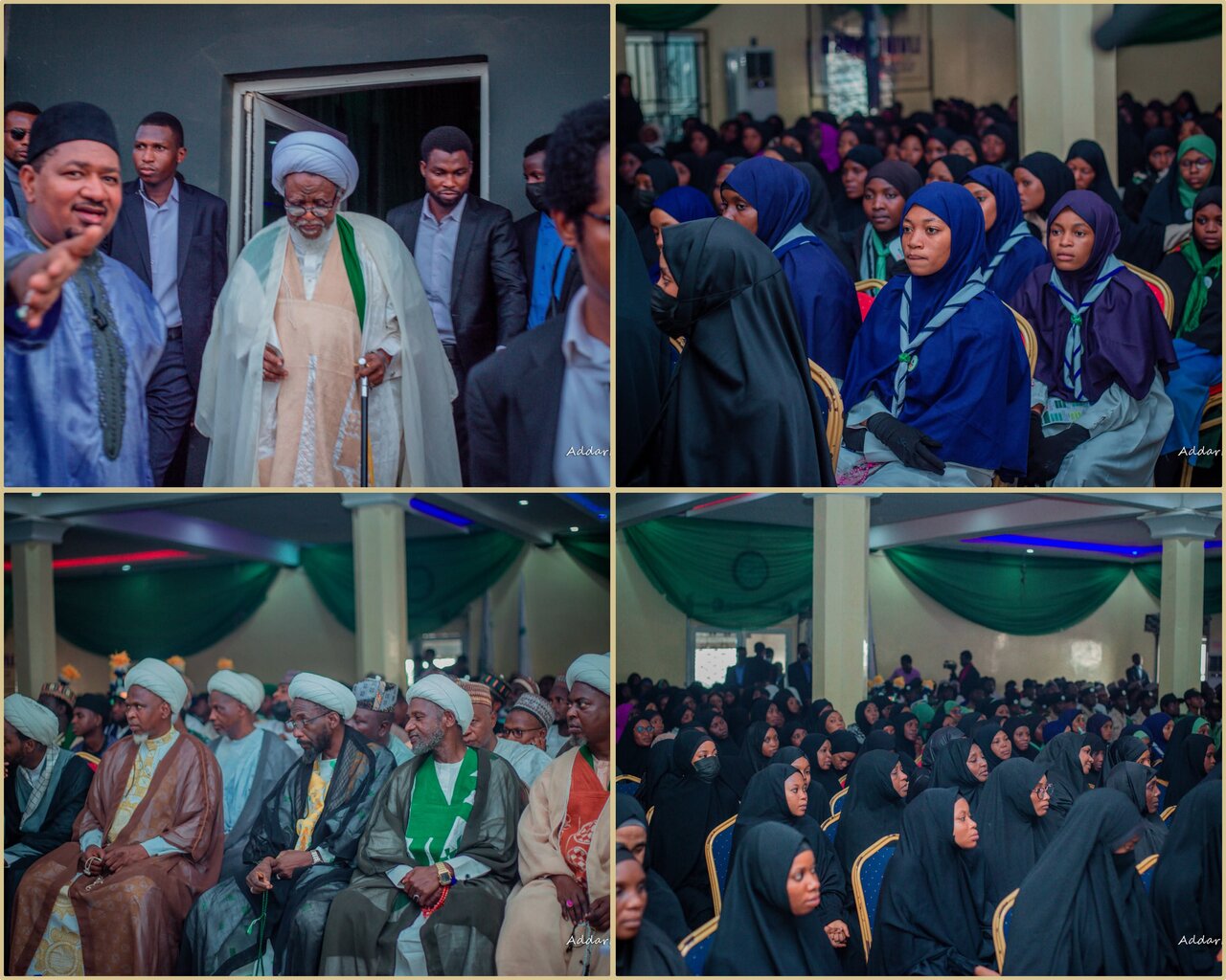 Sheikh Ibrahim Zakzaky (H) Ahudhuria na Kuongea na Maelfu wa Waumini Katika Maadhimisho ya Nisfu Sha’aban Abuja, Nigeria