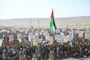 صعدة اليمنية تشهد مسيرات حاشدة دعما للشعب الفلسطيني وإيران ولبنان