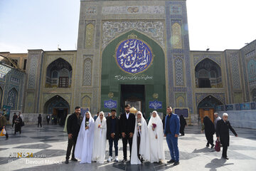 Informe fotográfico | Boda colectiva de 313 parejas basiyíes en la sagrada ciudad de Mashhad