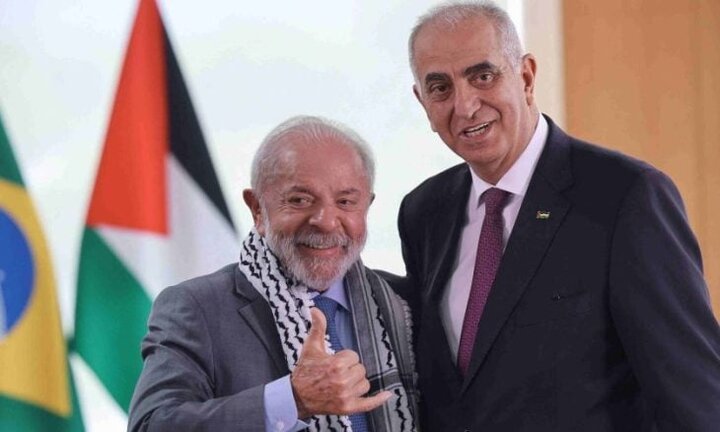 حرکت نمادین رئیس جمهور برزیل در حمایت از آرمان فلسطین