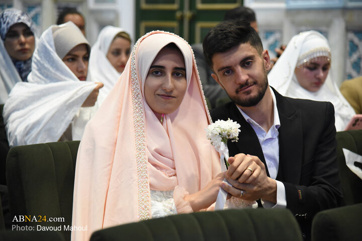 جشن ازدواج ۳۱۳ زوج بسیجی در مشهد