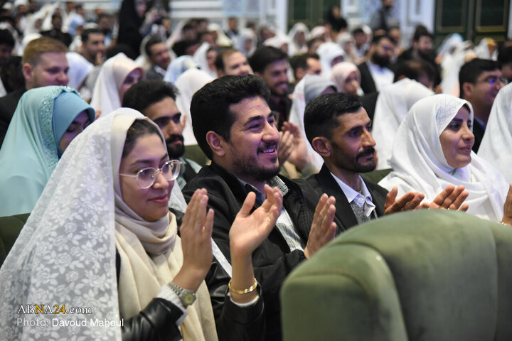 جشن ازدواج ۳۱۳ زوج بسیجی در مشهد