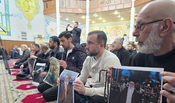 همبستگی منطقه مارنئولی گرجستان با مردم و رهبر ایران + تصویر