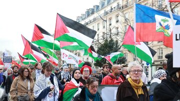 Franceses se solidarizam com Palestina e outros povos oprimidos