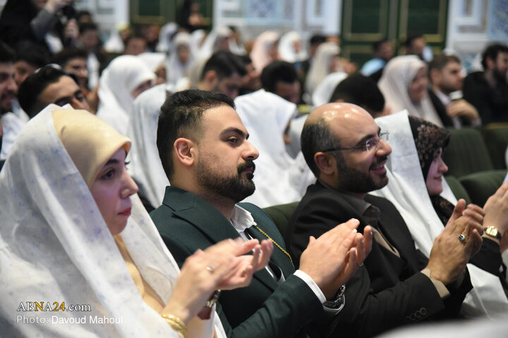 Photos: Mass Wedding Ceremony for 313 Basij Couples at Imam Reza Holy Shrine