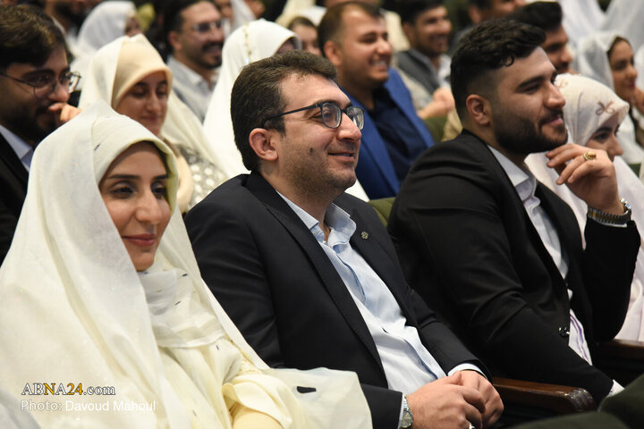 Photos: Mass Wedding Ceremony for 313 Basij Couples at Imam Reza Holy Shrine