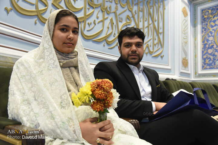 Photos: Mass Wedding Ceremony for 313 Basij Couples at Imam Reza Holy Shrine