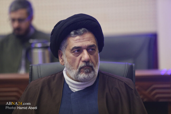 تقرير مصور/ الأمين العام للمجمع العالمي لأهل البيت (ع) يلقي كلمة حول موضوع (المهودية والثورة الاسلامية)