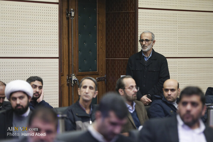 تقرير مصور/ الأمين العام للمجمع العالمي لأهل البيت (ع) يلقي كلمة حول موضوع (المهودية والثورة الاسلامية)