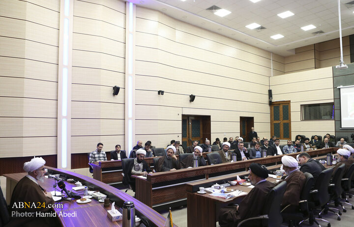 تقرير مصور/ الأمين العام للمجمع العالمي لأهل البيت (ع) يلقي كلمة حول موضوع (المهودية والثورة الاسلامية)