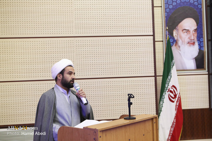 تقرير مصور/ الأمين العام للمجمع العالمي لأهل البيت (ع) يلقي كلمة حول موضوع (المهودية والثورة الاسلامية)
