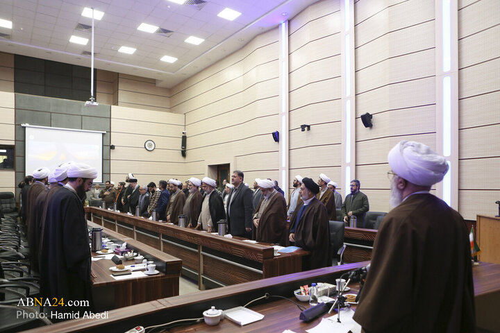 تقرير مصور/ الأمين العام للمجمع العالمي لأهل البيت (ع) يلقي كلمة حول موضوع (المهودية والثورة الاسلامية)